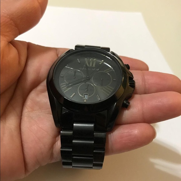 NWOT Black Michael Kors Watch - Picture 3 of 8